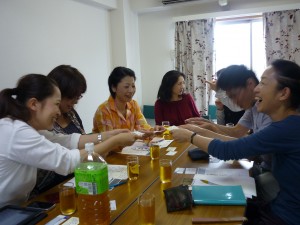 まずは名刺交換を・・・