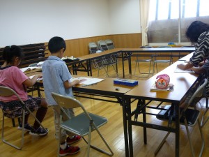 取り出し授業をする北川さん