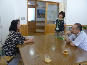 校長先生(能代第四小学校にて)