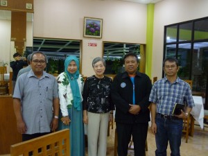 日本語教育学科の先生方とご一緒に