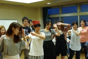 城山ふれあいおの家での練習風景②