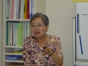 ＯＰＩの説明をする講師（嶋田）