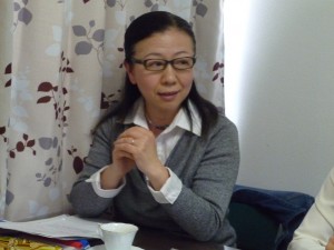 事例報告をする長崎さん