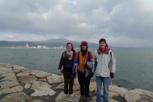 京都外大時代②「琵琶湖で（お姉さん夫妻と）」