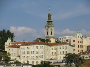 サバ川から見た」「聖ミカエル教会」